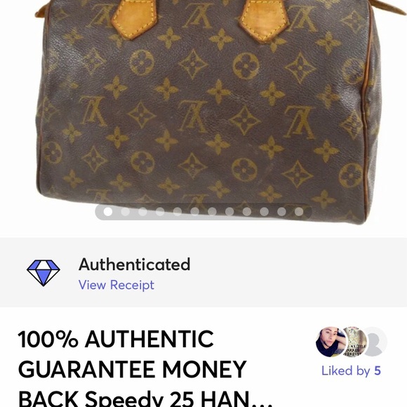 LOUIS VUITTON SPEEDY 25 HAND BAG PURSE MONOGRAM CANVAS MI0941 - Picture 15 of 15